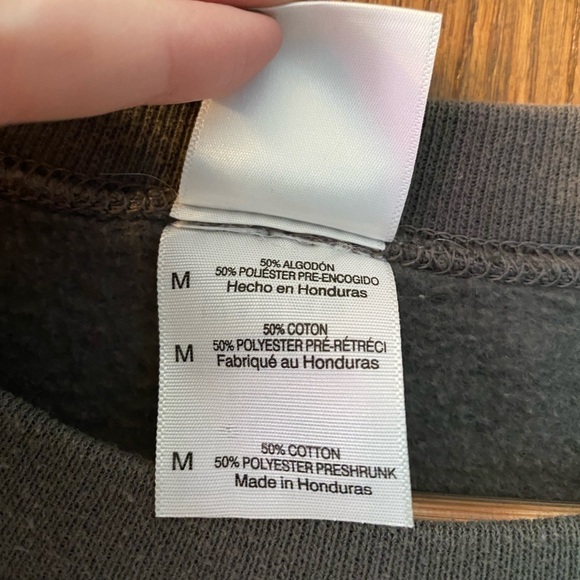 USS Midway Navy San Diego gray sweatshirt M - Picture 5 of 5